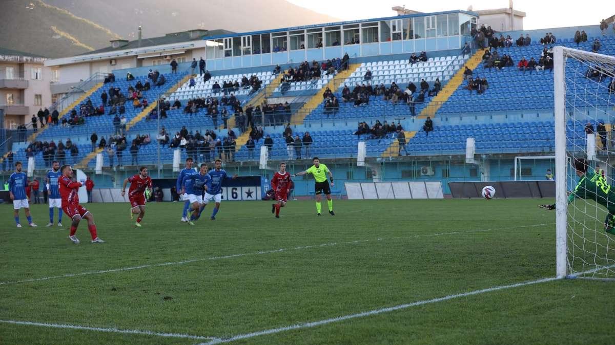 Bonanno-gol, il Martina espugna Pagani e sale al quarto posto
