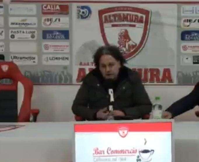 Altamura, conferenza fiume del pres. Calia: "A Gravina atteggiamento vergognoso. Ingaggiato Logoluso, a fine stagione valuteremo..."