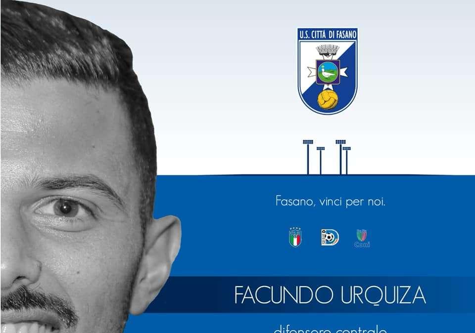 UFFICIALE - Fasano, Urquizia il primo tassello di Catalano
