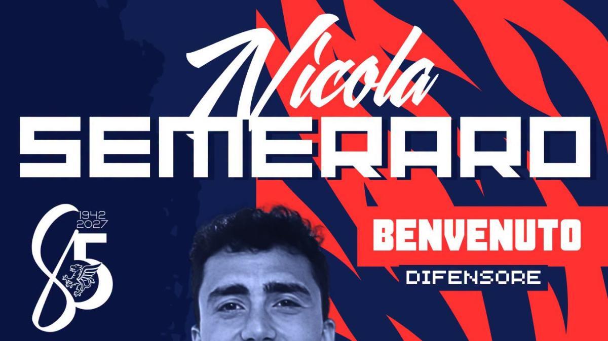 UFFICIALE - Novoli, arriva il difensore classe 2002 Nicola Semeraro