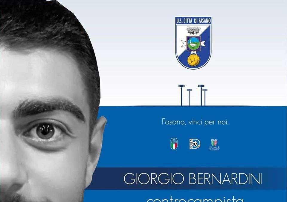 Fasano, Bernardini è il nuovo capitano: l'annuncio della società