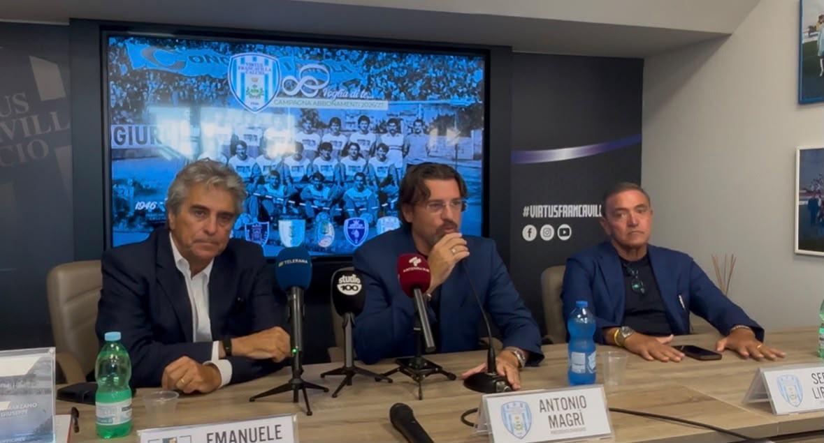 Virtus Francavilla, Antonio Magrì: “Vogliamo tornare a far divertire i tifosi”
