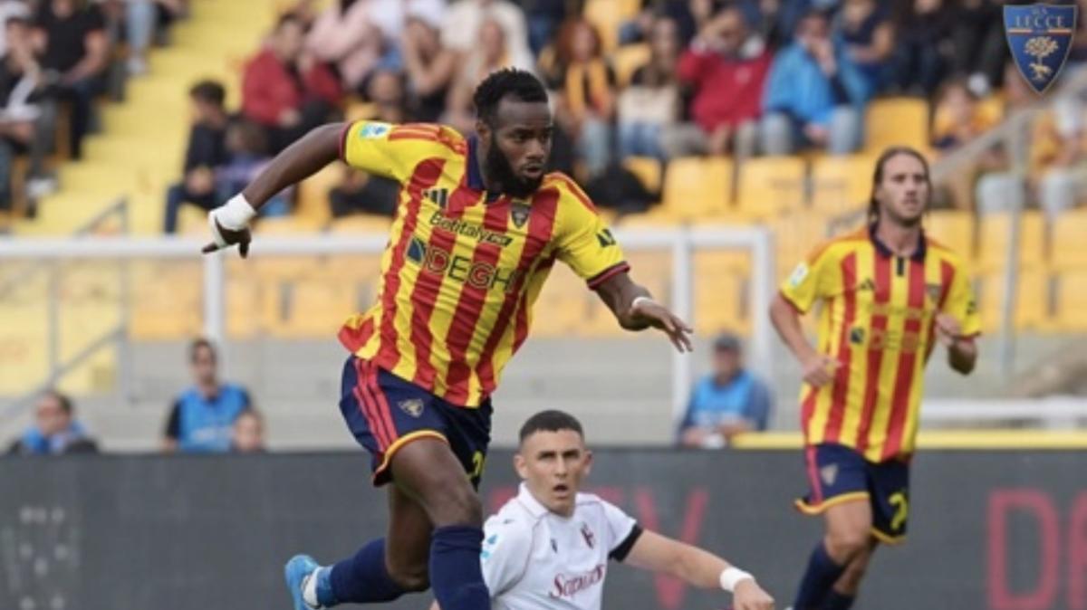 Lecce, si ferma Coulibaly: c’è lesione al bicipite fermorale