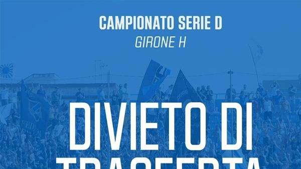 Brindisi, arriva la decisione sui tifosi per la trasferta di Andria