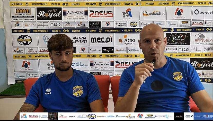 Gravina, Tiozzo: “Grande curiosità per la prova che faremo con la Virtus Francavilla”