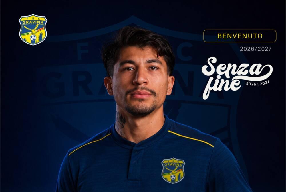 UFFICIALE - Gravina, nuovo innesto in mediana: arriva l'italo-brasiliano brasiliano Léo Simoni