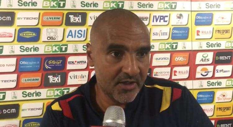 Lecce, Liverani: “Abbiamo dimostrato personalità e qualità nelle giocate, peccato per il risultato”