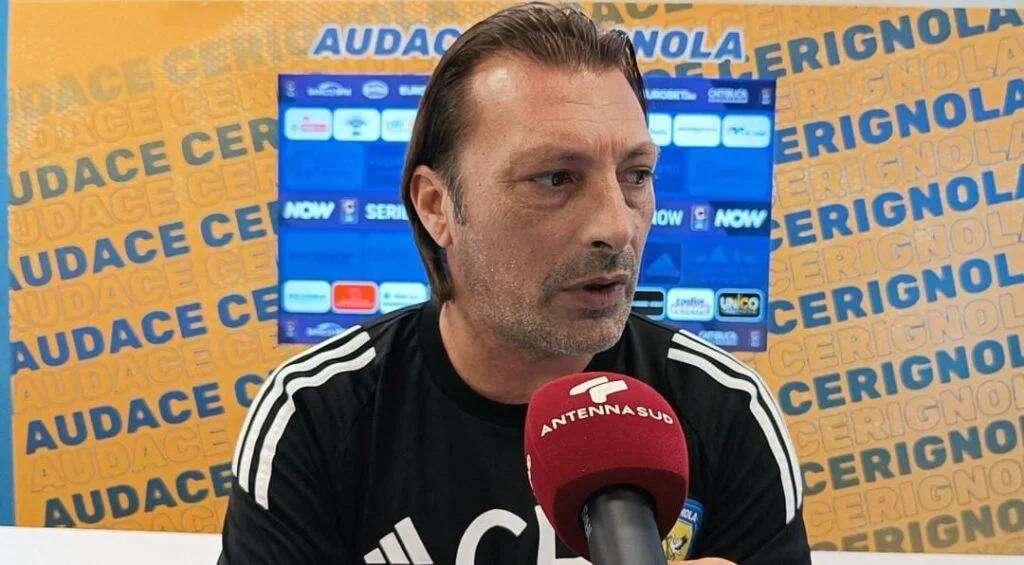 Audace Cerignola, Raffaele: "Non è bastata una superiorità schiacciante"