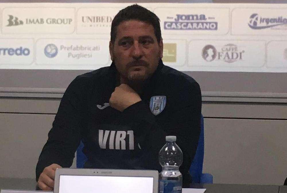 V. Francavilla, Trocini: "Out Tiritiello, due in dubbio. Ma ce la giocheremo"
