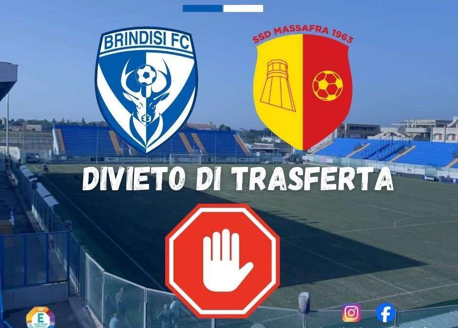 Eccellenza, vietata la trasferta di Brindisi ai tifosi del Massafra 