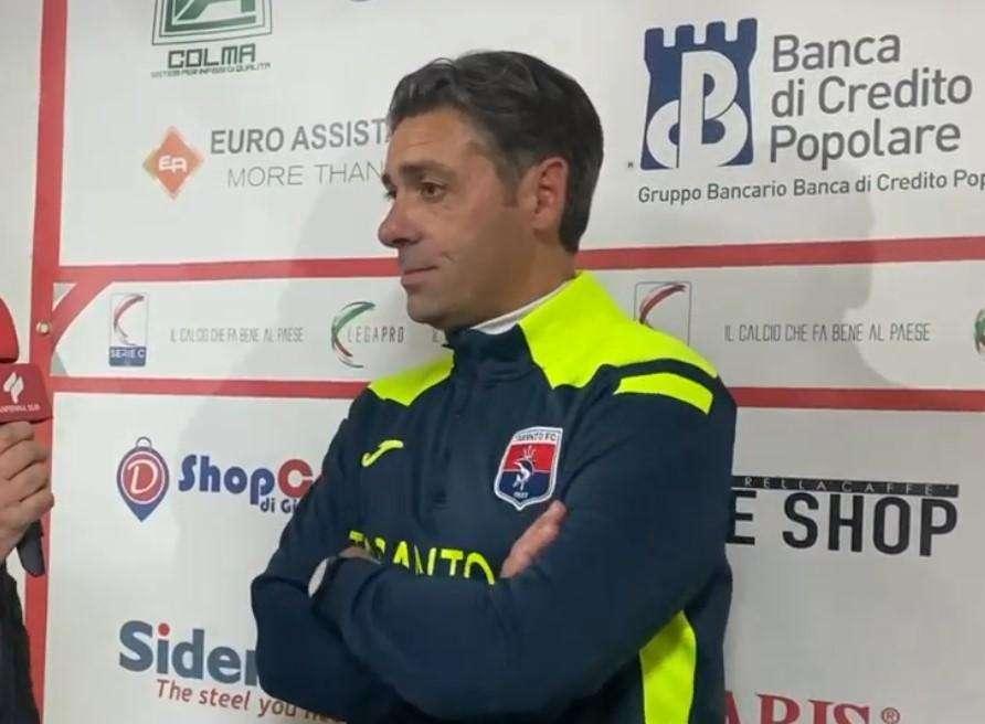 Taranto, Laterza: "I ragazzi hanno interpretato il match in modo perfetto"