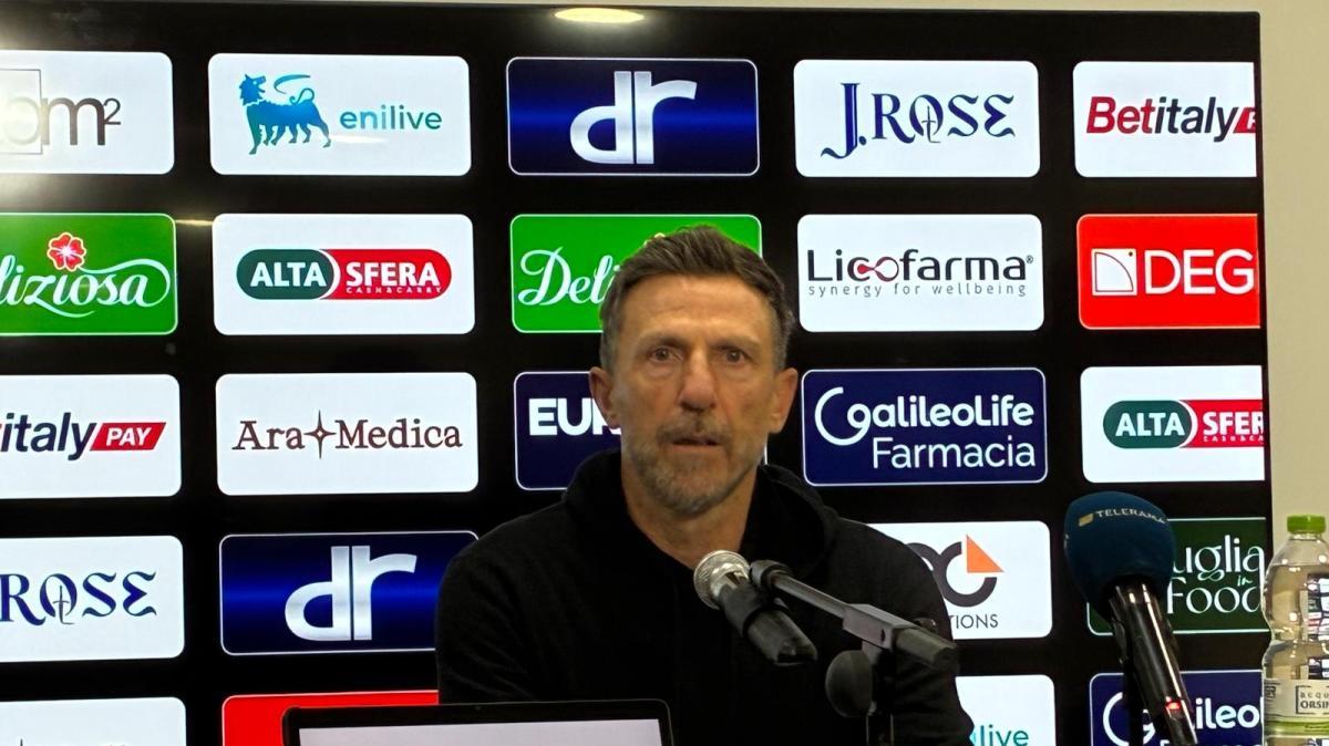 Lecce, Di Francesco: «Dobbiamo ripulire l’aria negativa e trasformarla in positiva»