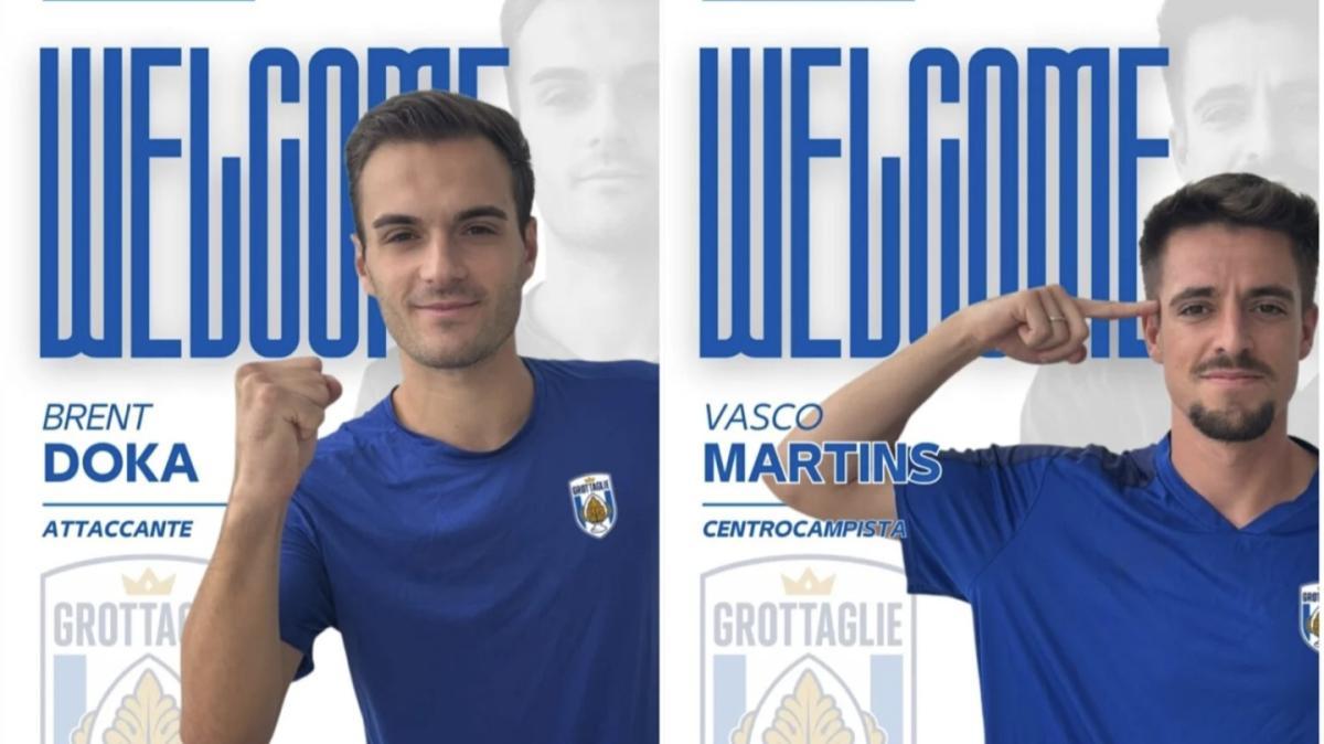 UFFICIALE - Real Virtus Grottaglie: presi Doka e De Sousa Martins