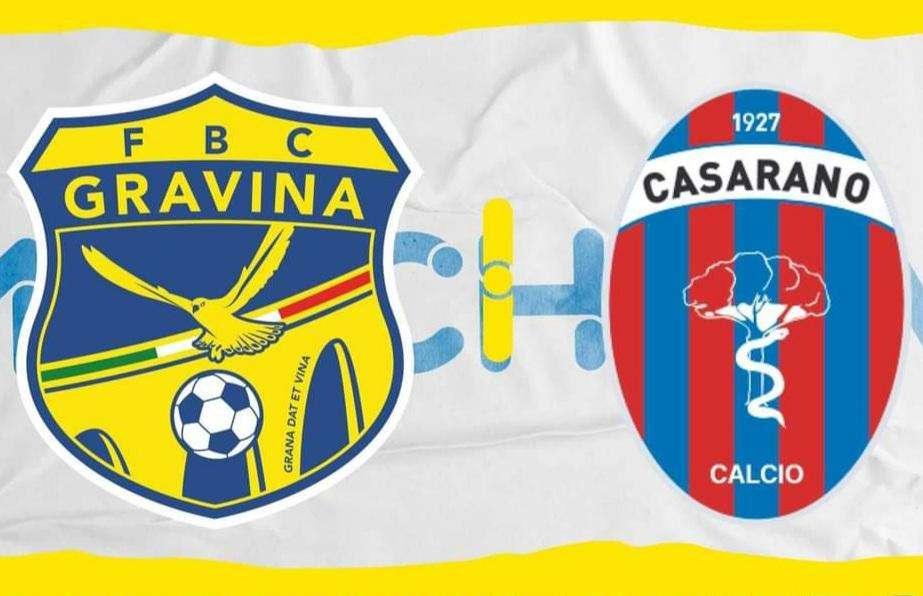 Gravina-Casarano 1-2, parte con un passo falso il campionato dei gialloblù 