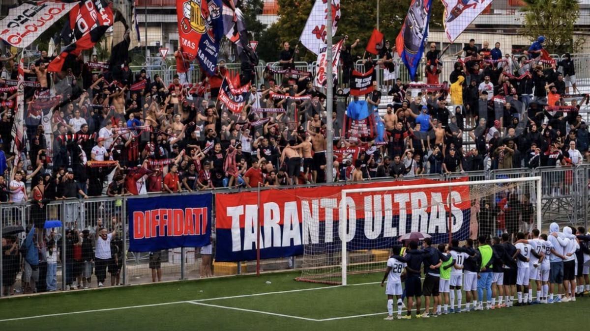 Taranto, divieto di trasferta per i tifosi fino al 1 marzo 2027