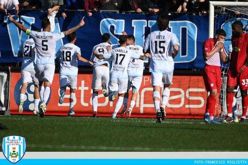Virtus Francavilla, contro il Monterosi una vittoria che vale doppio