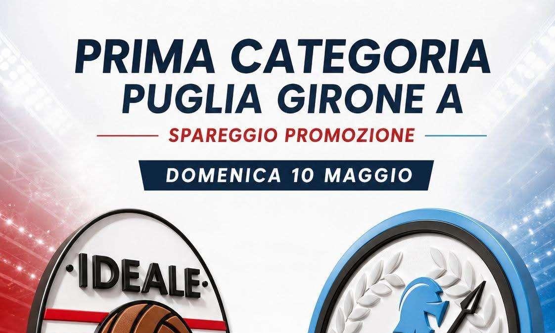 Prima Categoria, Ideale Bari-Triggiano in diretta domenica 10 maggio sui canali del Gruppo Editoriale Distante