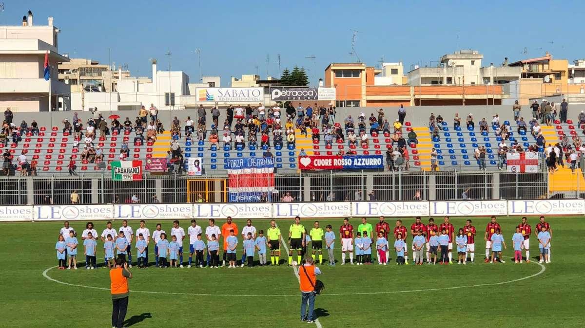 Scarano e i pali fermano il Casarano: col Sorrento finisce 0-0