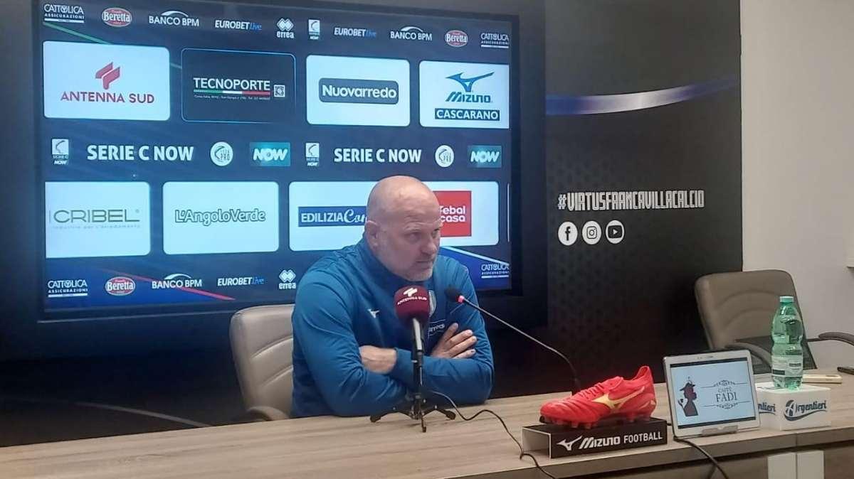 Virtus Francavilla, Villa: "Non faccio calcoli, l'atteggiamento è fondamentale"