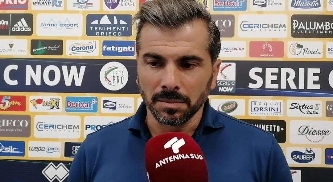 Cerignola, Tisci: "Avremmo meritato la vittoria. Pareggi? La squadra migliora sempre di più"