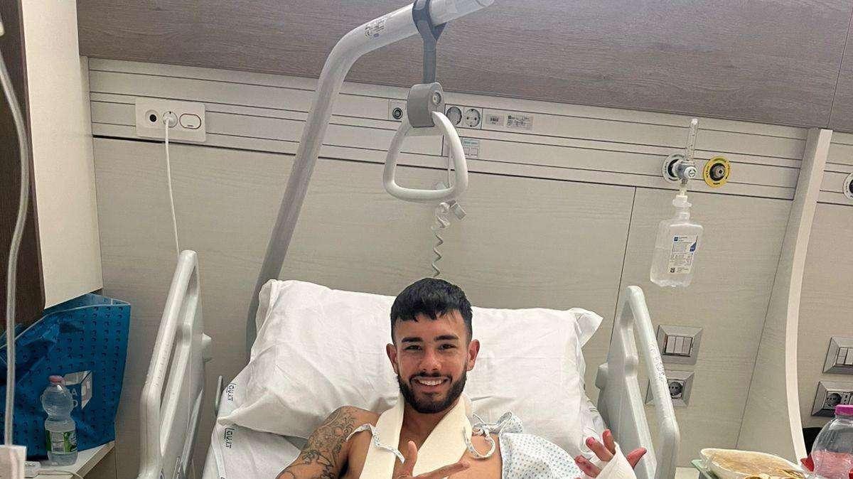Novoli, infortunio ed intervento per l'attaccante Santiago Sosa