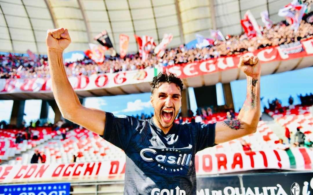 Bari-Mantova, Lella: “Gol sotto la nord emozione unica. Lo dedico a mister Cardinale”