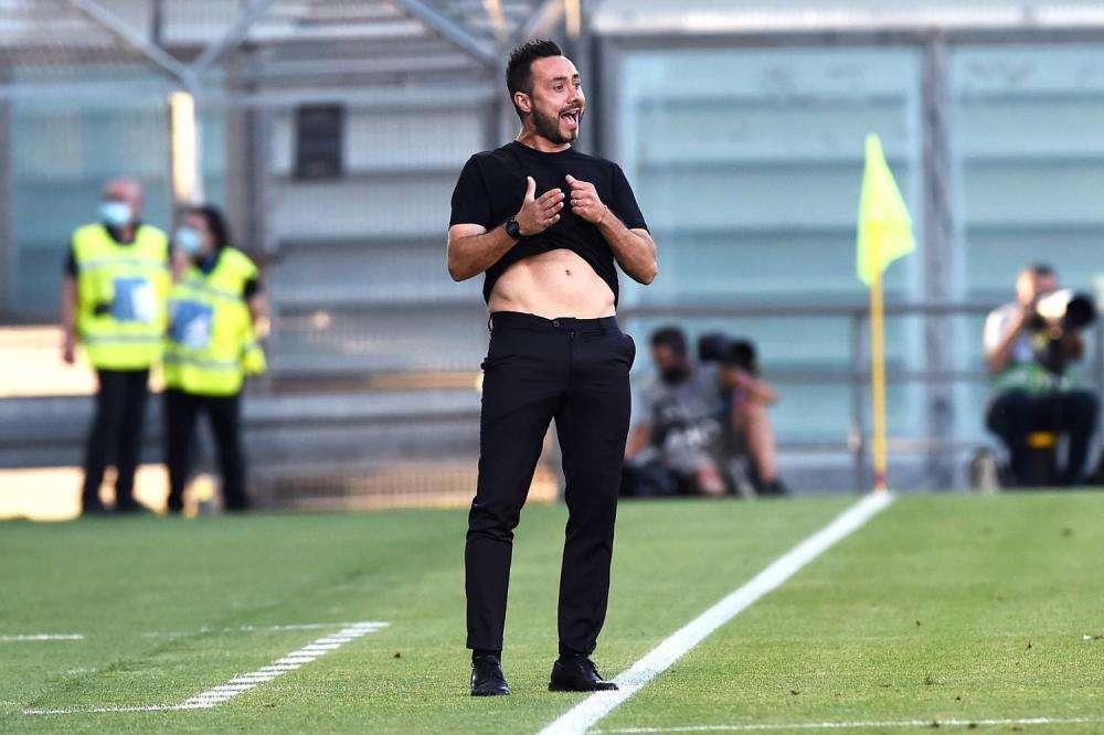 De Zerbi applaude il Lecce: "Hanno giocato bene"