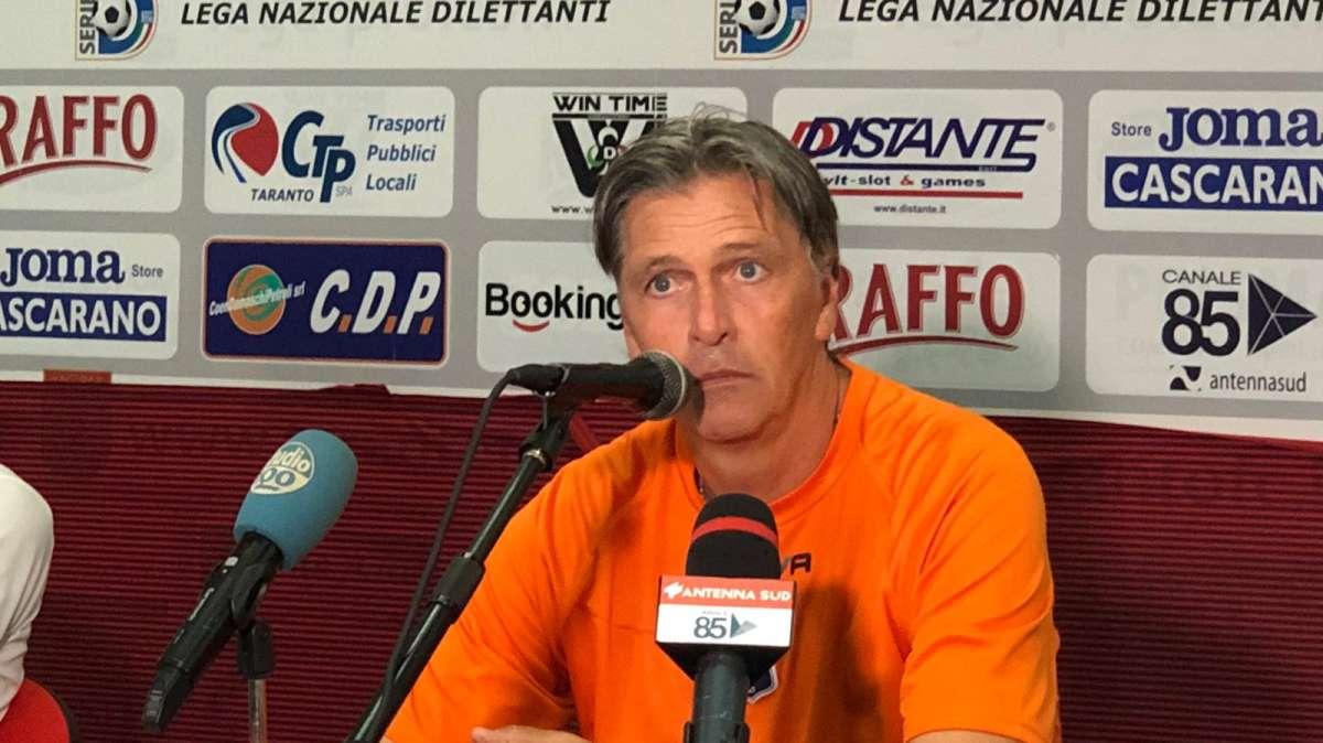 Taranto, Ragno: "Ci tenevamo a vincere, ora testa al campionato"