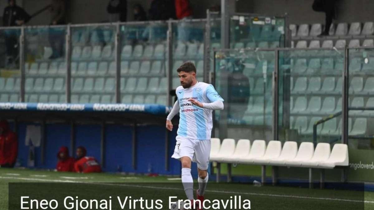Virtus Francavilla, momento d’oro per Eneo Gjonaj: sette gol nelle ultime sette partite