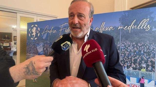 Fidelis Andria, Vallarella si presenta: “Sosterrò il 51% delle quote, contento di essere qui” 