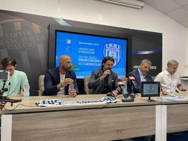Virtus Francavilla, Magrì: "Con Calabro e Fracchiolla è arrivato il momento di alzare l'asticella". Calabro: "Ho accettato subito"
