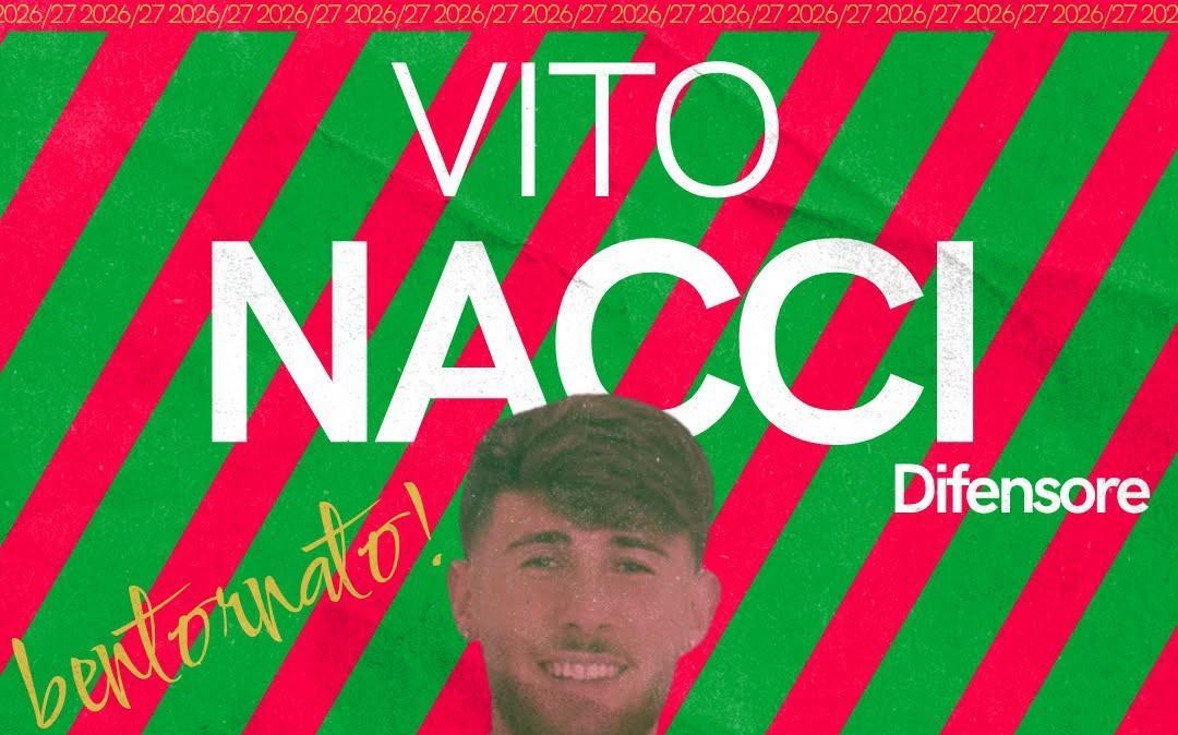 UFFICIALE - Polimnia, ritorna in difesa Vitantonio Nacci