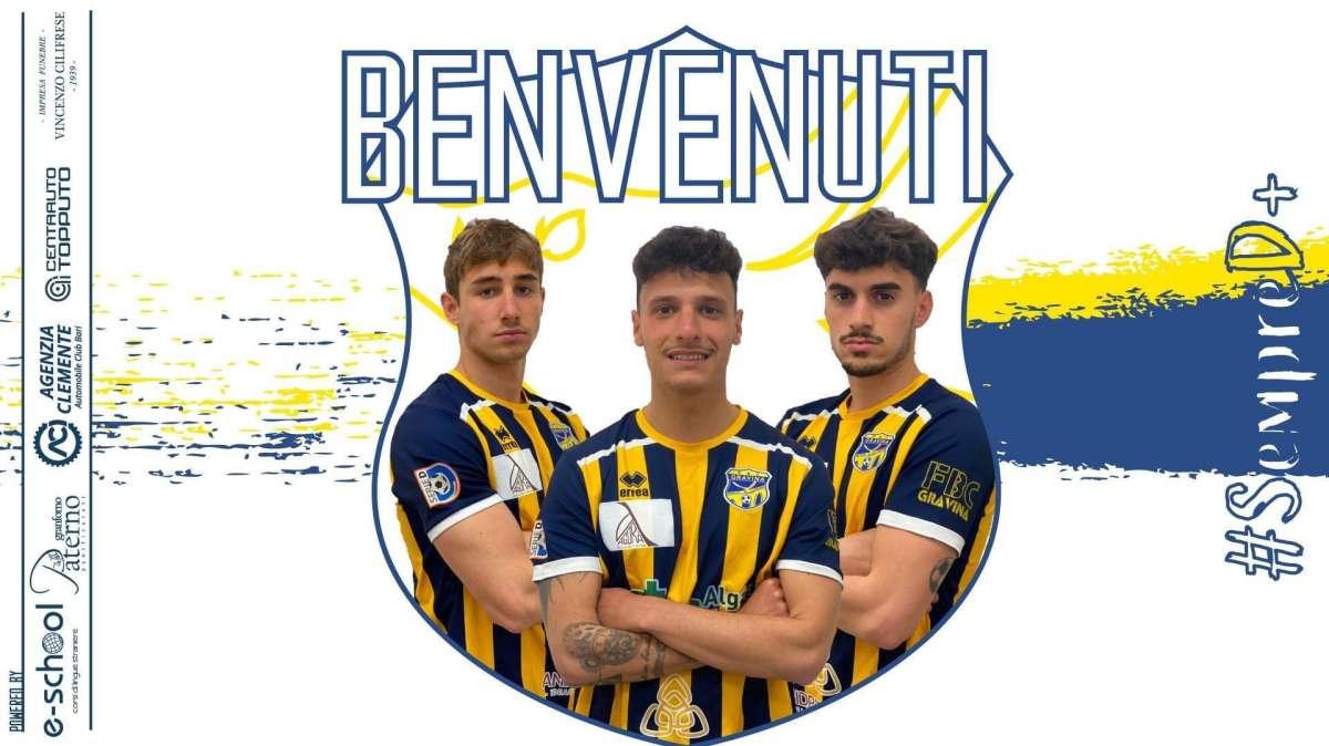 UFFICIALE - Gravina, tris di under per De Candia