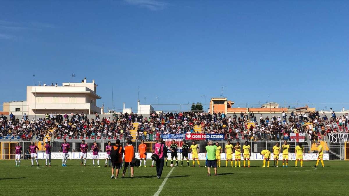 Casarano-Taranto, sassaiola tra le tifoserie fuori lo stadio