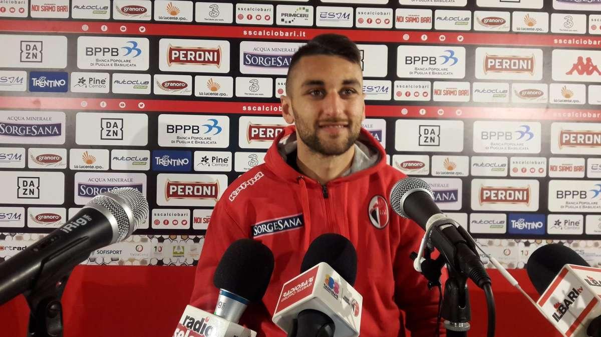 Bari, Maita: "Non potevo chiedere un esordio migliore. Ringrazierò sempre Catanzaro" 