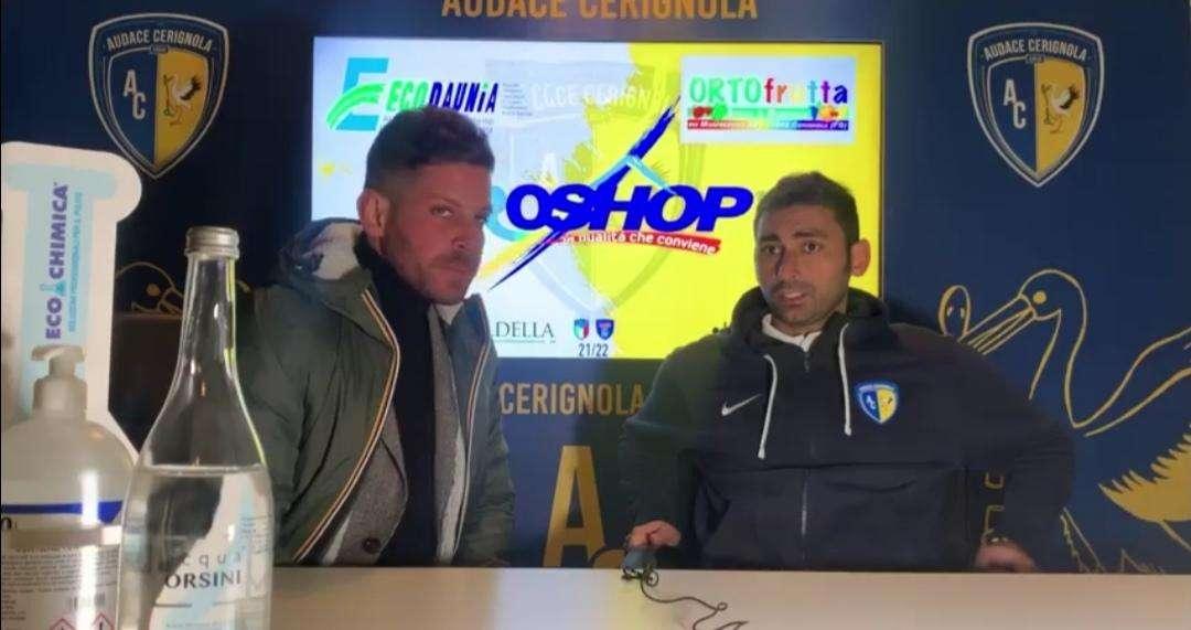 Cerignola, Pazienza: "I ragazzi volevano questa vittoria. Il pubblico merita tutto ciò"