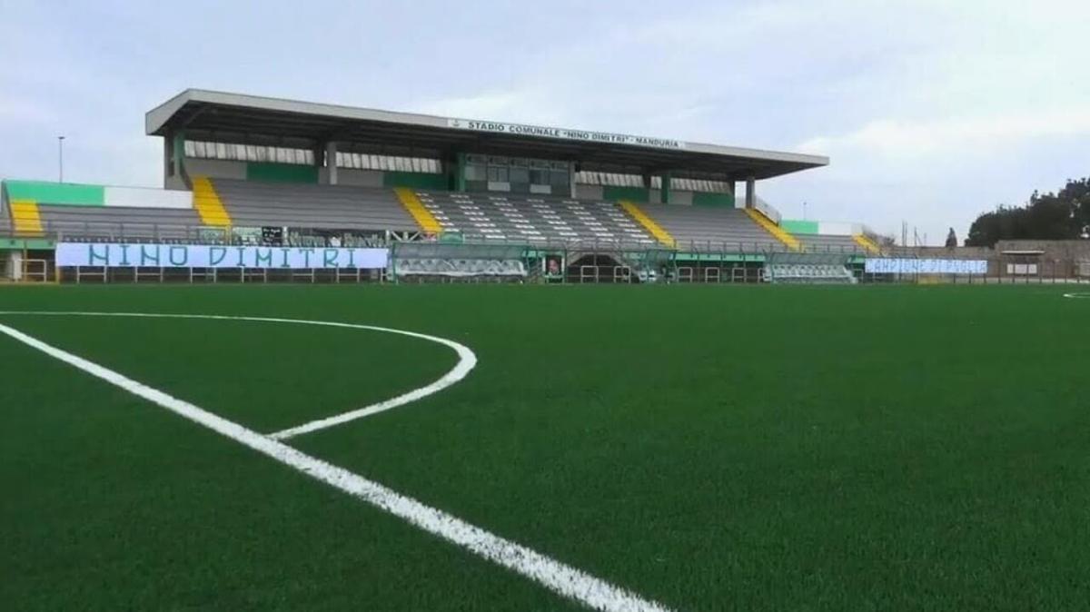 Lo stadio Dimitri di Manduria
