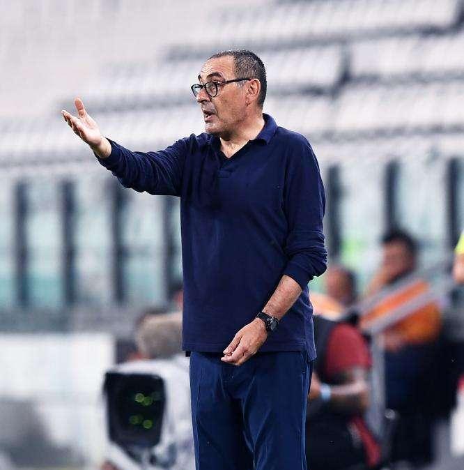 Juventus, Sarri: "Abbiamo carburato a fine primo tempo, l'espulsione ci ha aiutato"