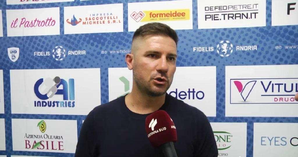 Fidelis Andria, verso la separazione con Ciro Danucci: i dettagli