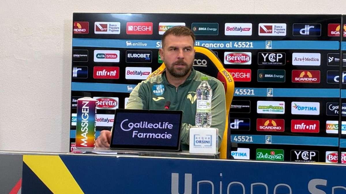 Verona, Zanetti: “Non possiamo essere contenti per il pareggio”