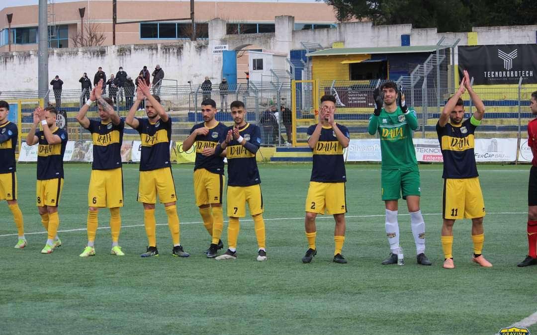 Gravina-Nocerina 0-2, i gialloblù perdono in casa e scendono in quinta posizione 