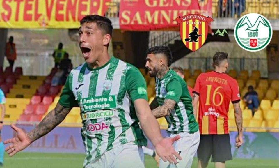 Benevento-Monopoli 0-1: Tommasini firma una storica impresa. Gelmi annulla Starita nel finale 