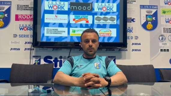 Fasano, Pistoia: "Andremo a Nocera con il coltello tra i denti"