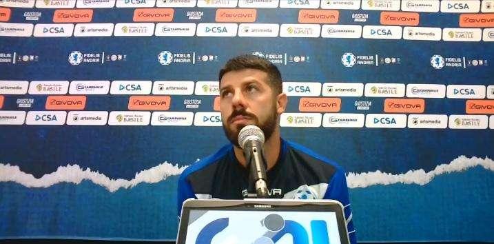 Fidelis Andria, Tulli: "Momento così, ma possiamo superarlo. Coppa occasione per conoscerci meglio"