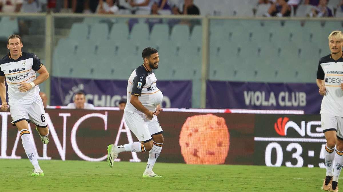 Fiorentina-Lecce 2-2: Rafia da urlo, completa la rimonta Krstovic 