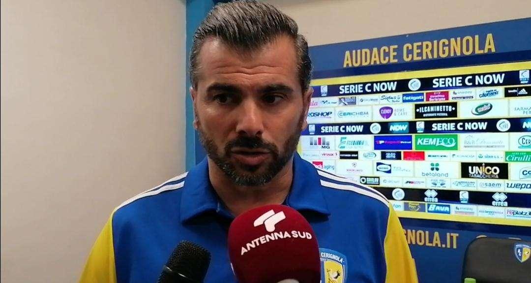Cerignola, Tisci: "Peccato per il finale. Espulsioni? Non deve più accadere" 