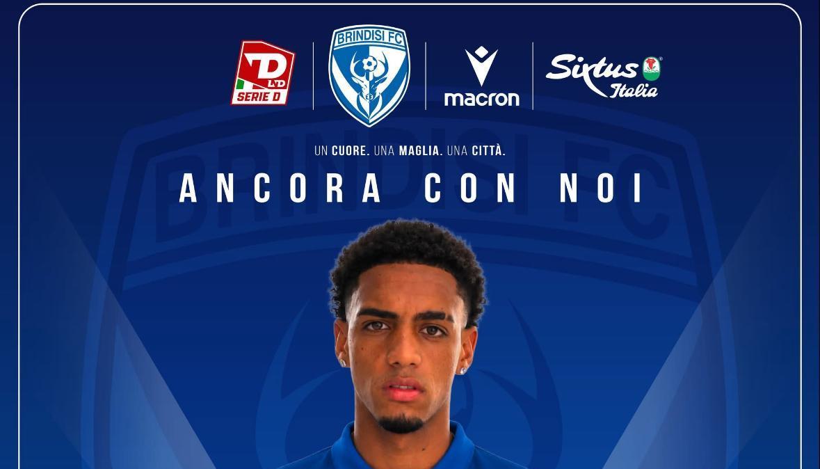 UFFICIALE - il Brindisi blinda Kevin Sanchez Santa
