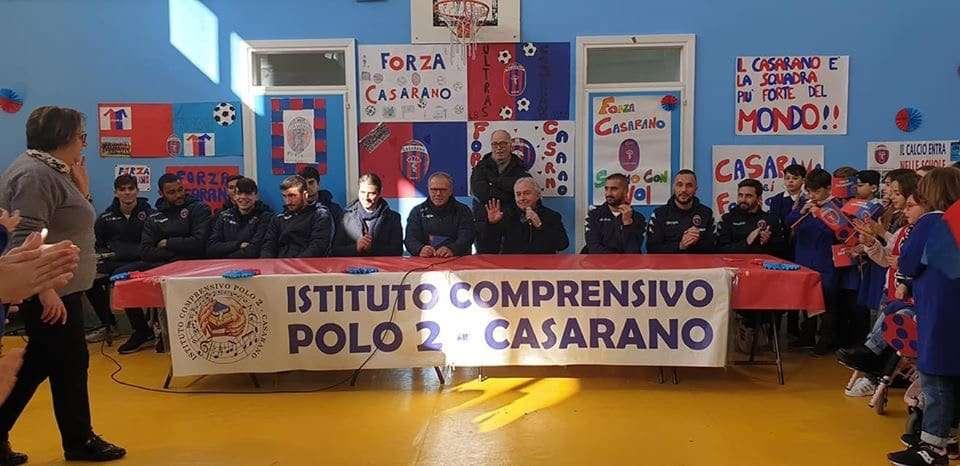 Casarano, scuola e calcio insieme per l'evento "Scopriamo l'emozione più bella"