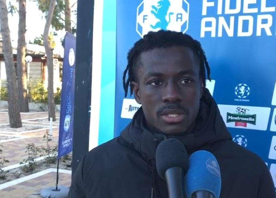 Fidelis Andria, Yeboah: "Lavoriamo duramente per ottenere la salvezza"