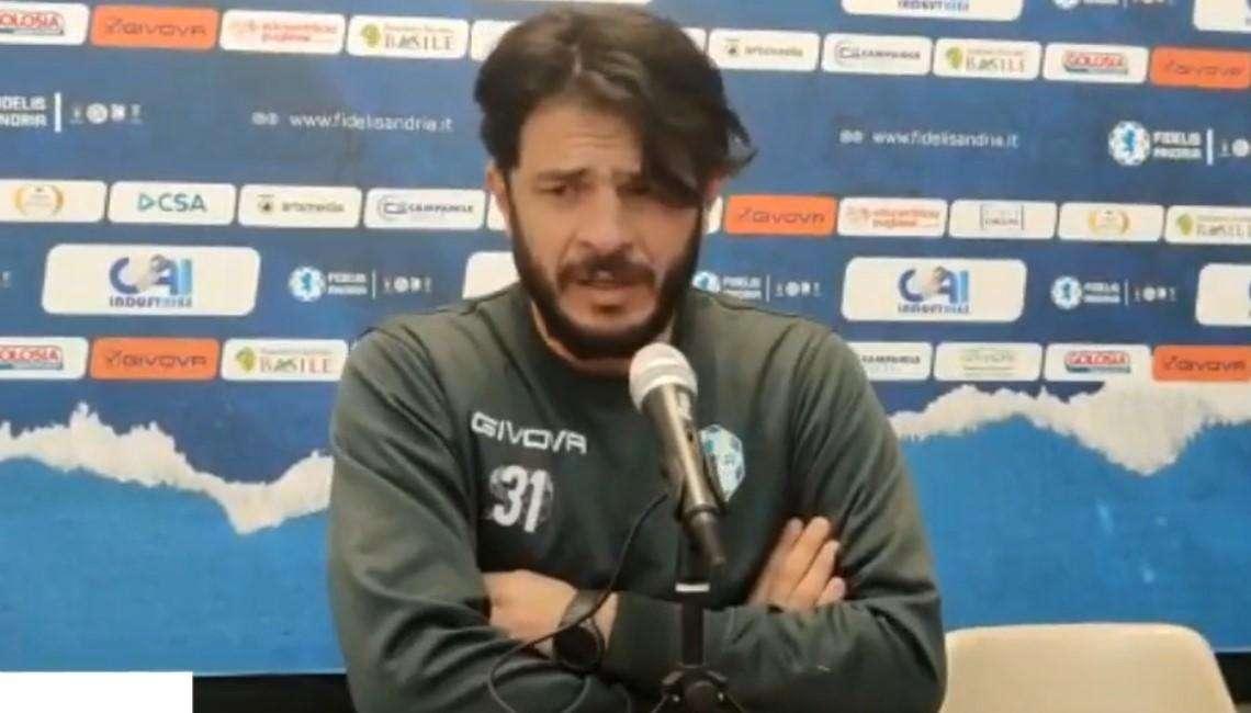 Fidelis Andria, Di Bari: "Chiunque vorrebbe giocare la gara di domani, dobbiamo vincere"